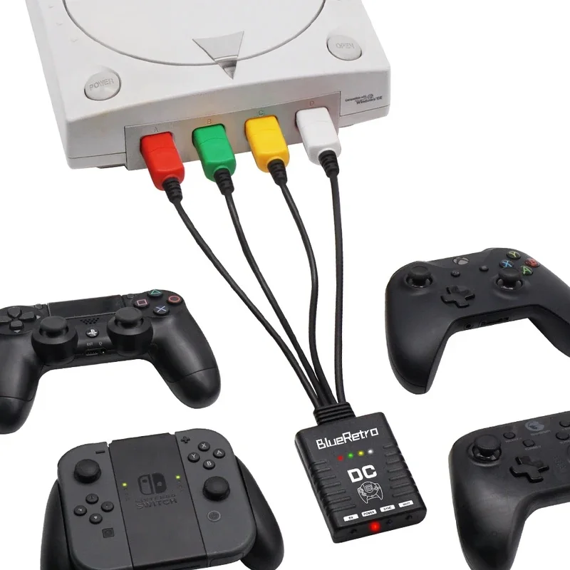 RetroScaler BlueRetro Wireless Controller Adapter For SEGA DreamCast Console to PS3 PS4 PS5 8bitdo Switch Pro WiiU Controller