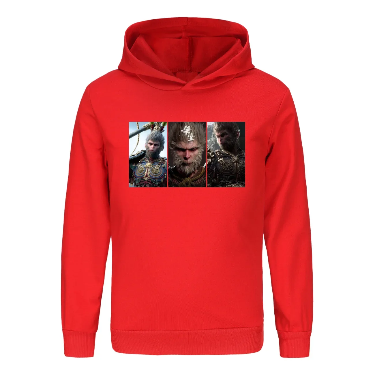 Kids  Fashion Hoodie  Black Myth Wukong Game Children Casual Pullovers Printed Sweaters Long Sleeves Autumn Clothes 3744