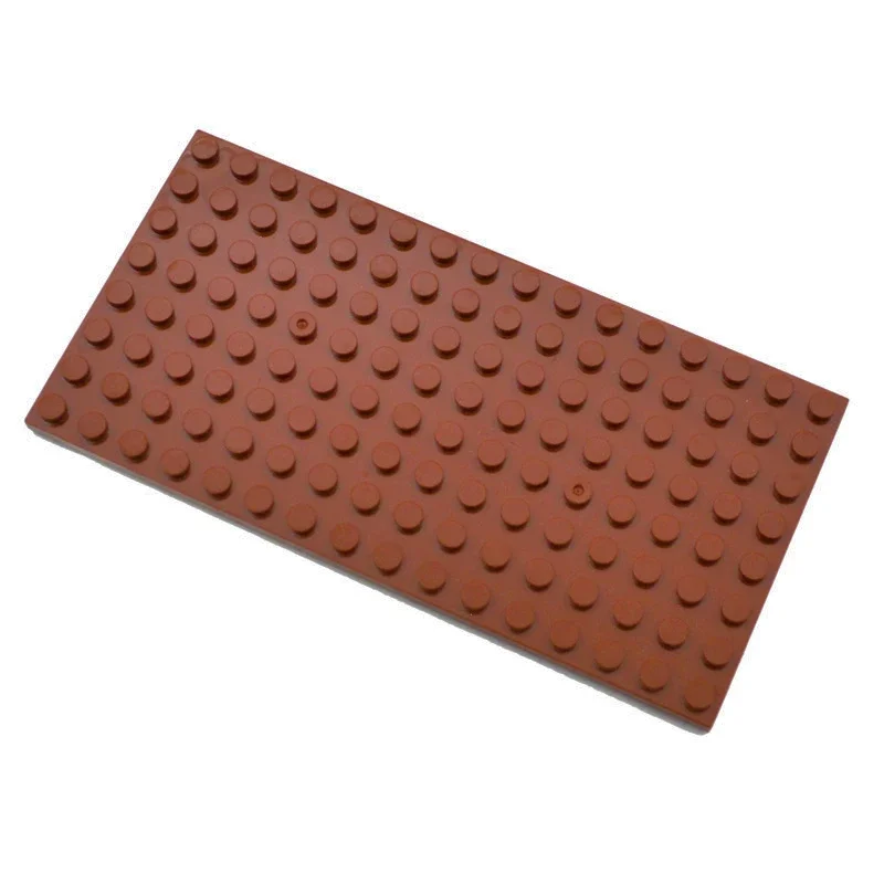 20 stücke Dünne 8x16 DIY Bausteine Zahlen Ziegel Punkte 12 Farbe Pädagogisches Kreative Kompatibel Mit 92438 Spielzeug für Kinder