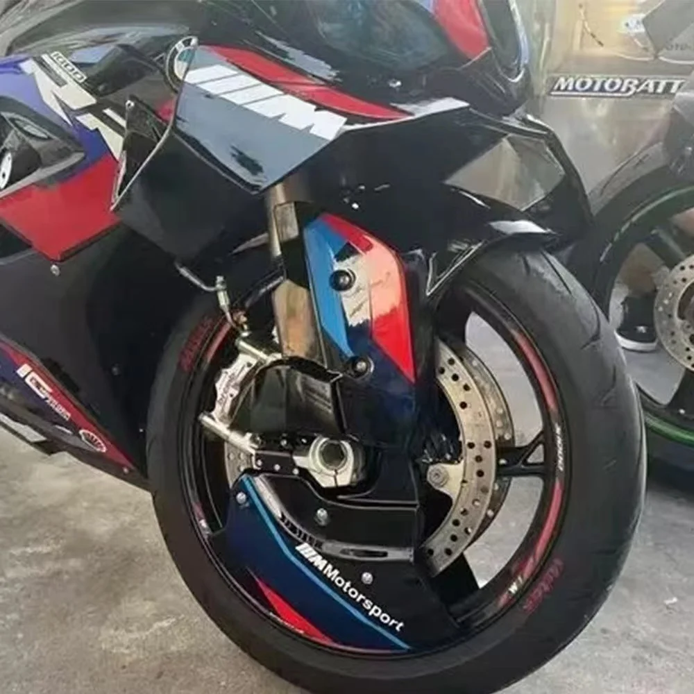 Motorcycle front fender fixed wing wheel cover mudguard brake caliper cover For BMW S1000R S1000RR M1000RR 2009-2025