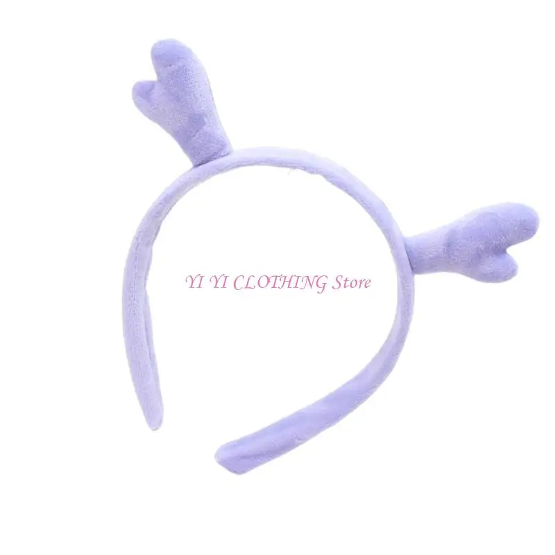 N5KF Furry Nezha Buns Opaska na głowę Anime Hair Akcesoria do zabawy fryzury