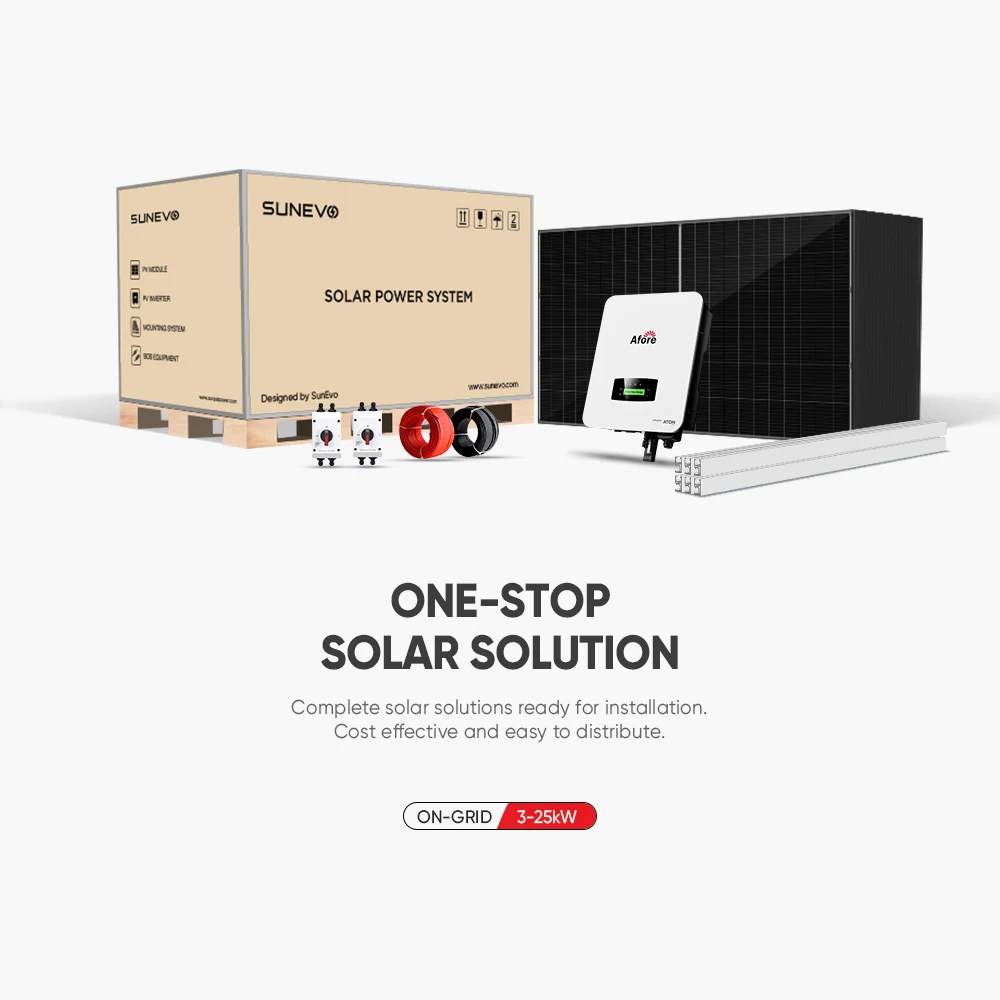 Afore-Onduleur solaire sur réseau, 3Kw, 8Kw, 9KW, 10KW, 12Kw, 20KW, 25Kw, 3 phases, longue chaîne, prix