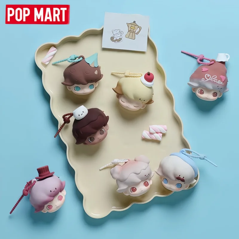 

Original POP MART DIMOO CRUSH ON COFFEE Headphone Case Series Blind Box Mystery Box Cute Anime Figure Desktop Ornament Girl Gift