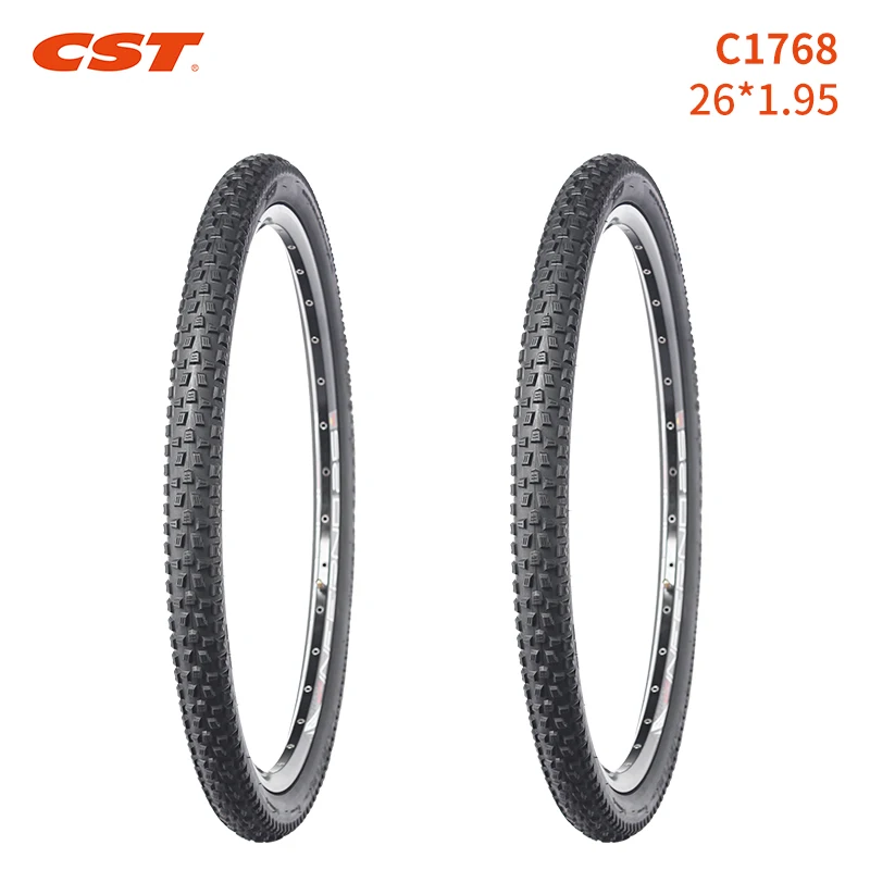 CST-Anti-Skid 26 in Mountain Bicycle Tire 26x1.95 C1768 Steel Wire Bicycle Accessories Stab Proof Tyre