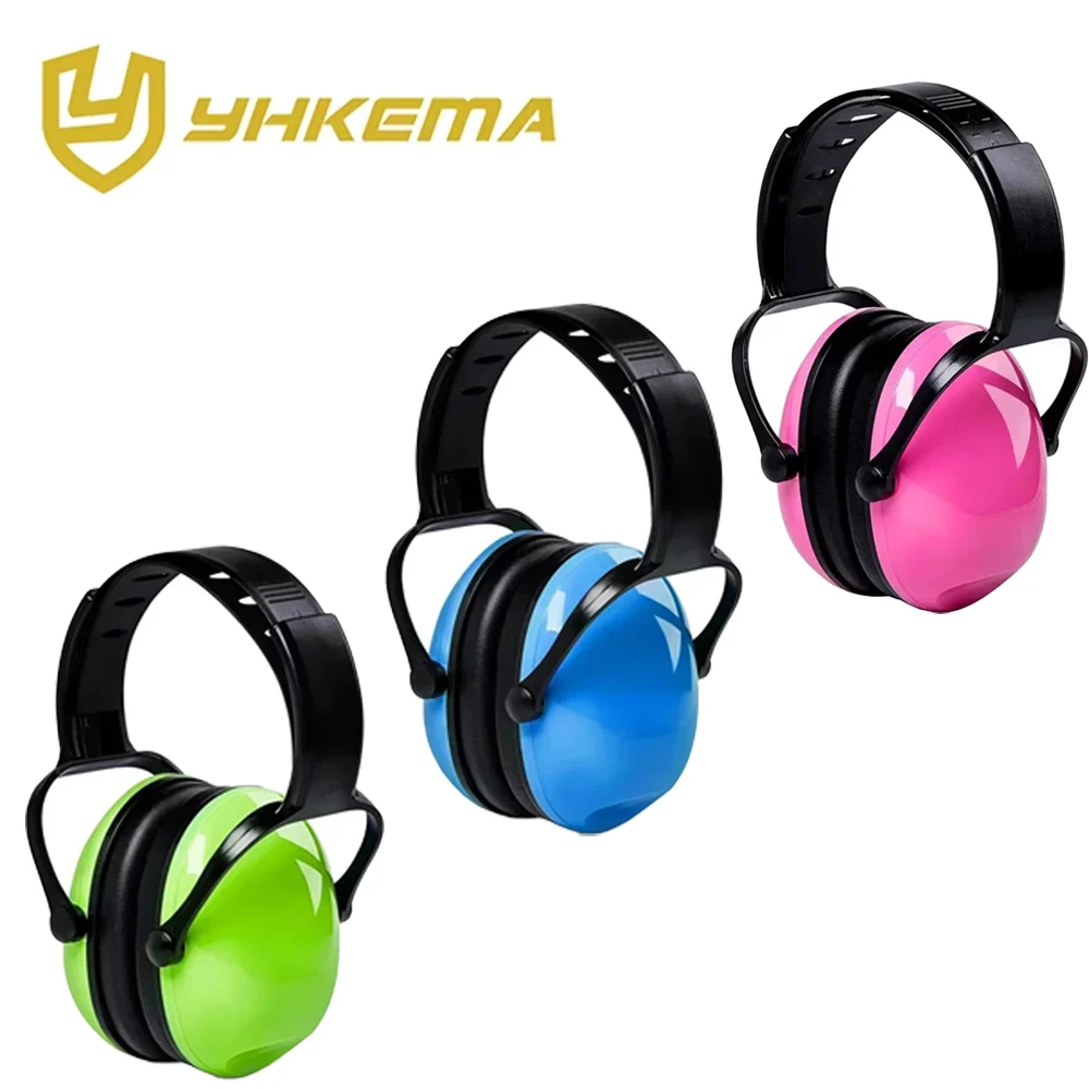 K50 Noise Reduction Earmuffs 3-15 Years Old Child Hearing Protection Earmuffs Adjustable Headband for Autism, Sleeping, Studying