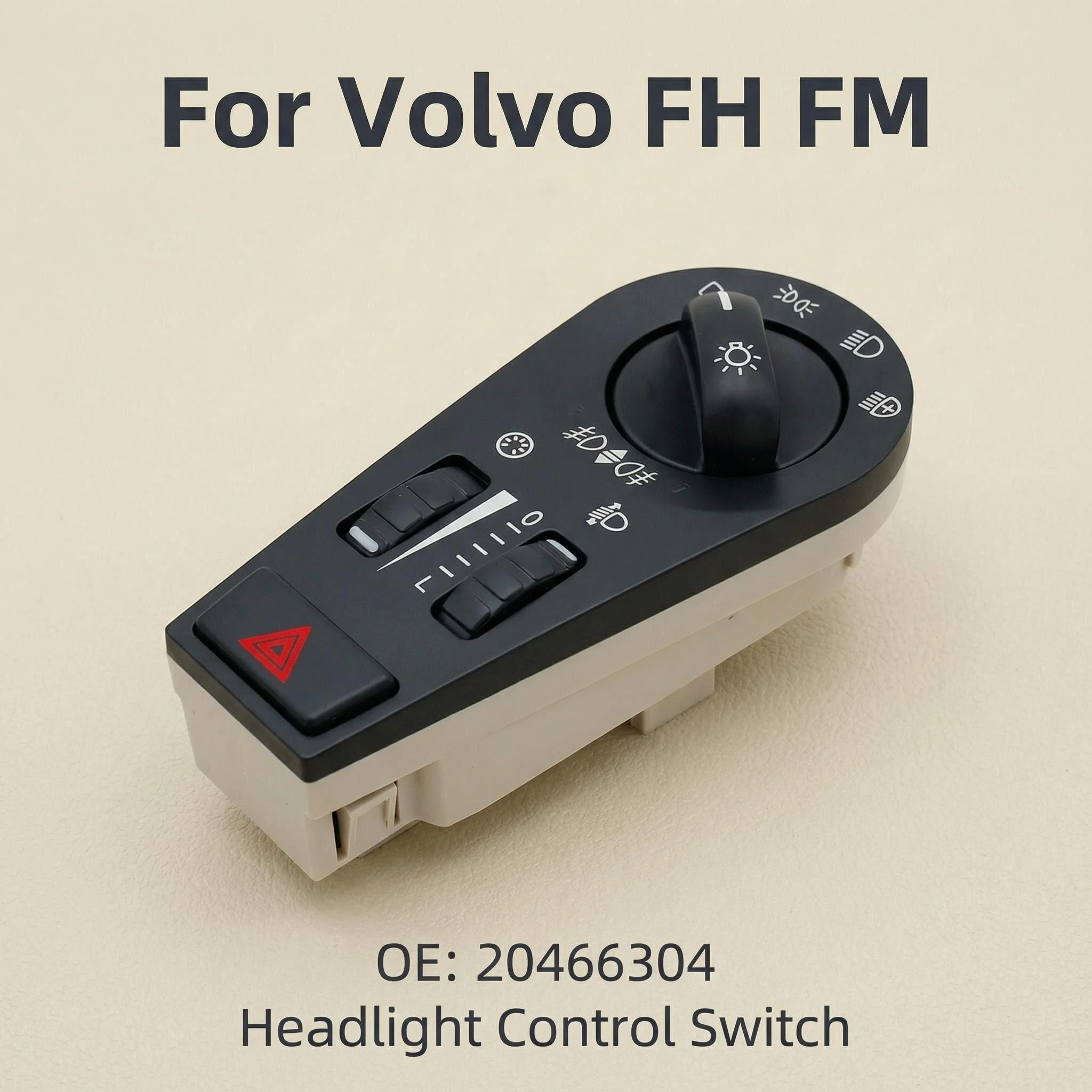 

Переключатель аварийной сигнализации фар 20466304 для грузовиков Volvo FH FM 2005-2014, 20942846, 20953573, 20942844, переключатель фар 24В