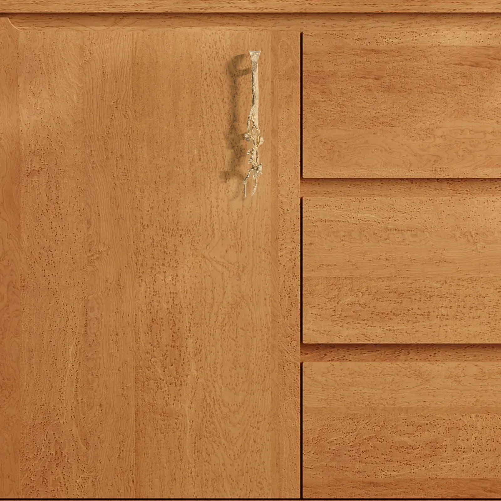 

Brass Pull Handle Vintage Style Cabinet Knob with Bird on Branch Design for Kitchen Drawer Wardrobe Furniture Decorative