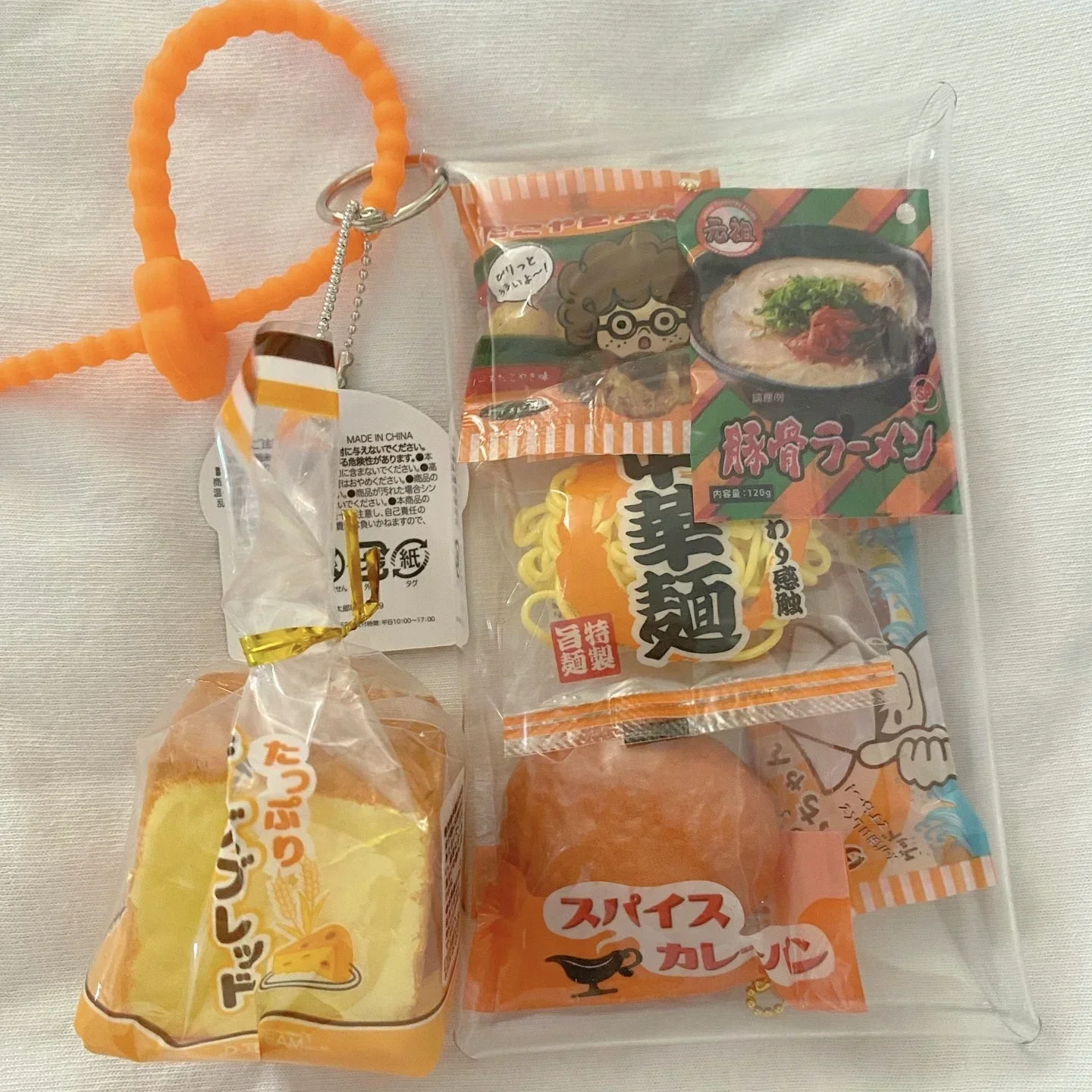 Capsule Toy Squishy Combo Snack Bread Food Toy Simulation Food Stress Relax Hand Relax Keychain Bag Charm Accessories