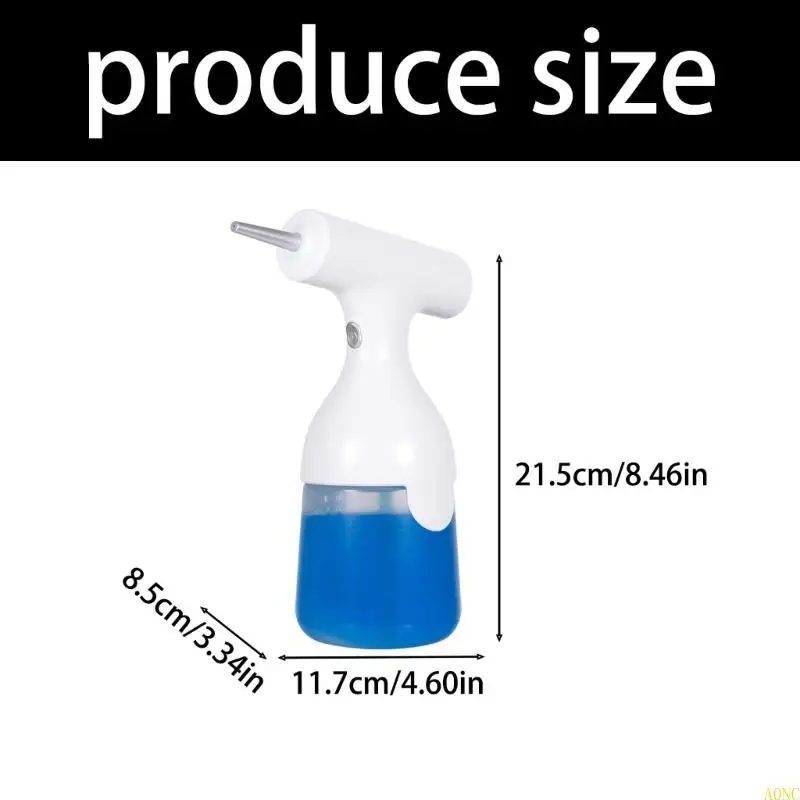 A0NC 1200mAh Dispenser โฟมของเหลวไฟฟ้าอัตโนมัติแชมพูโฟมแบบต่อเนื่องน้ำยาล้างหน้าห้องน้ำฟองน้ำ