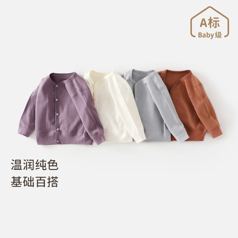 

Warm Jacket Spring and Autumn New Infant Cardigan Spring Long-sleeved Top Baby Spring Clothing