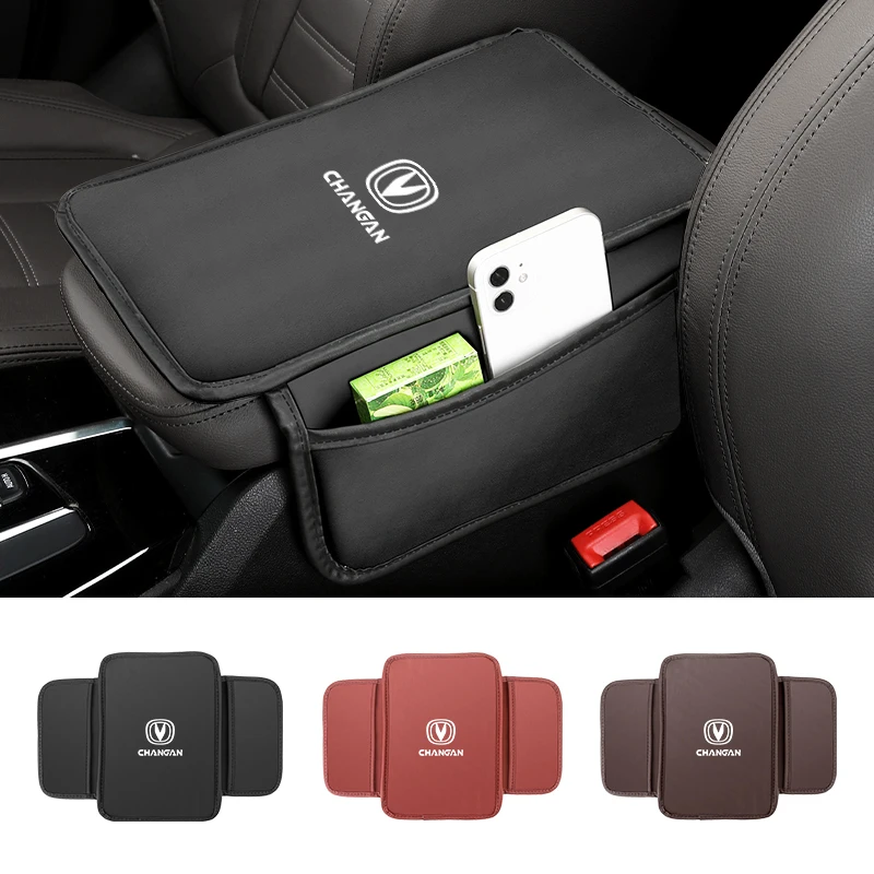 Car Armrest Mat Center Console Leather Protection Cushion For Changan CS75 CS35 Plus CS15 CS95 RAETON CX70 CS55 EADO CX20 Alsvin