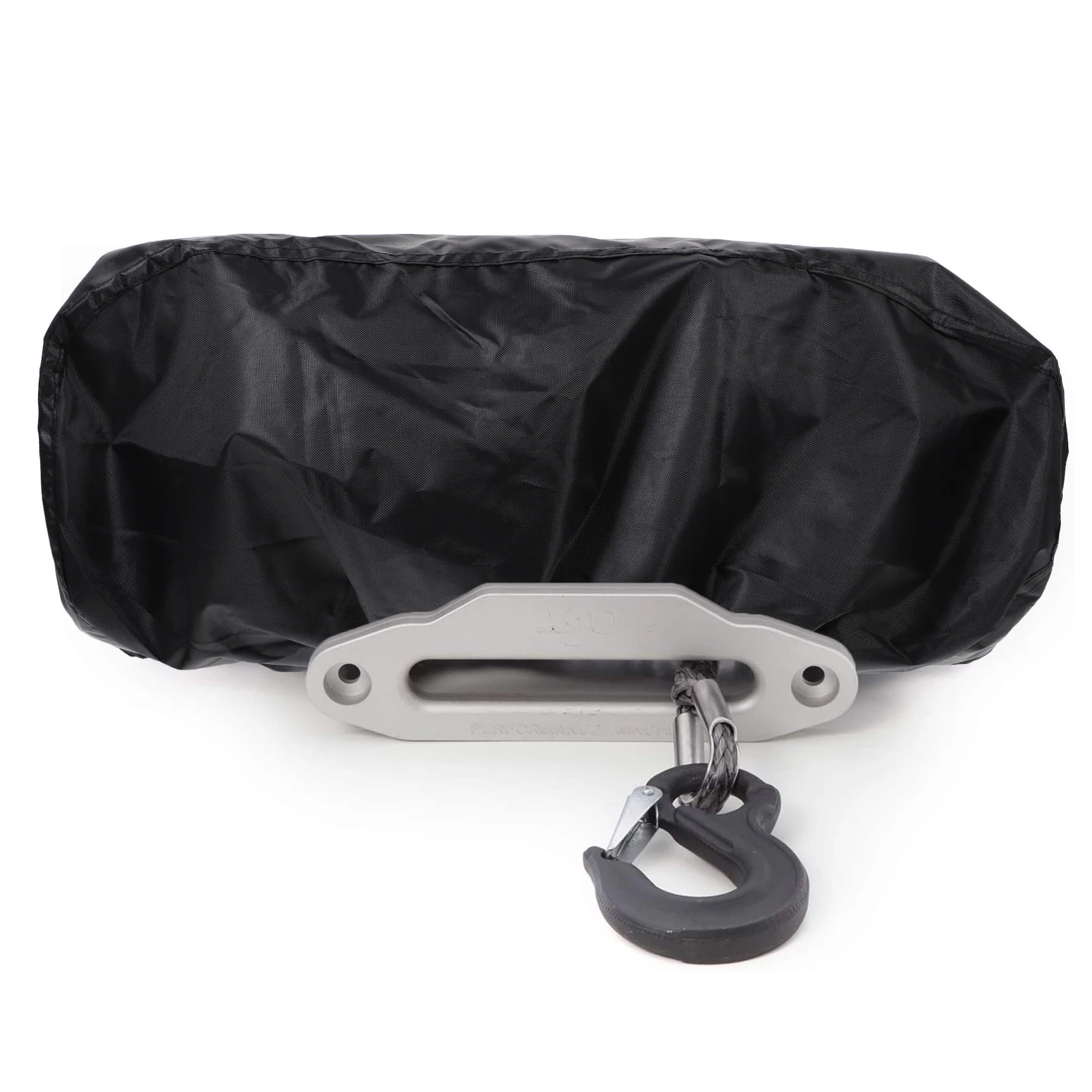 

Waterproof Winch Cover Heavy Duty Winch Protector Rust Prevention Sun Protection Elastic Band Edges Easy