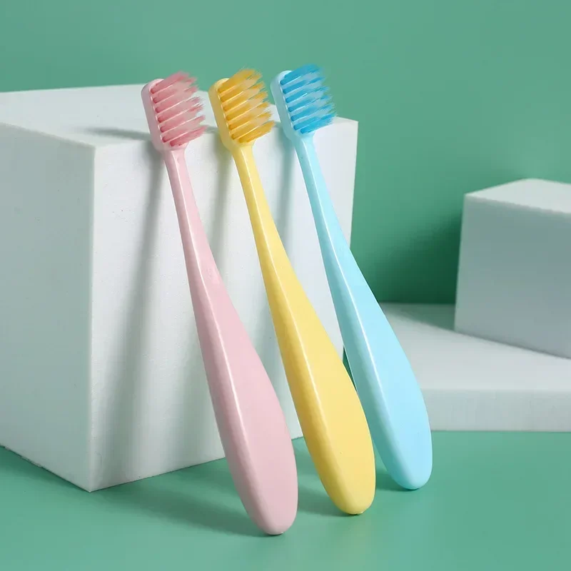 Childrens Soft Bristle Toothbrush Candy Colored Fat Handle Ultra Soft Bristles Small Head Preventing Tooth Decay New Toothbrush