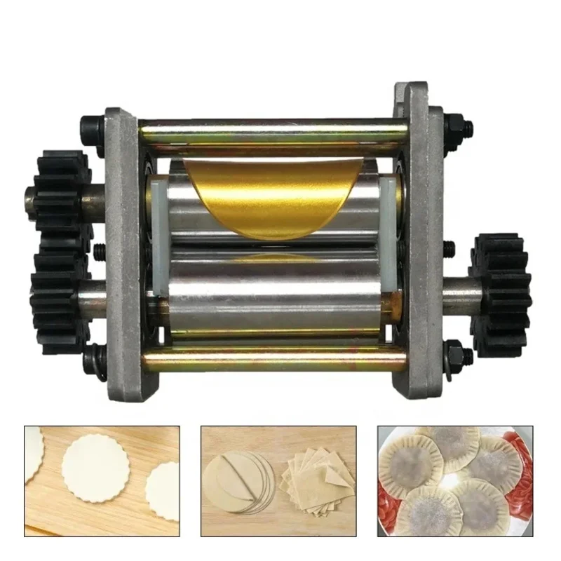 China Professional Supplier Automatic Motor Small Dumpling Wrapper Forming Machine Samosa Sheet Making Equipment For Hotels