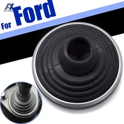 Gear Shift Knob Gaiter Gear Shaft Rubber Gaiter Boots Dust Cover Bottom Frame Black For Ford Fiesta Fusion 2004 2005 2006 2007