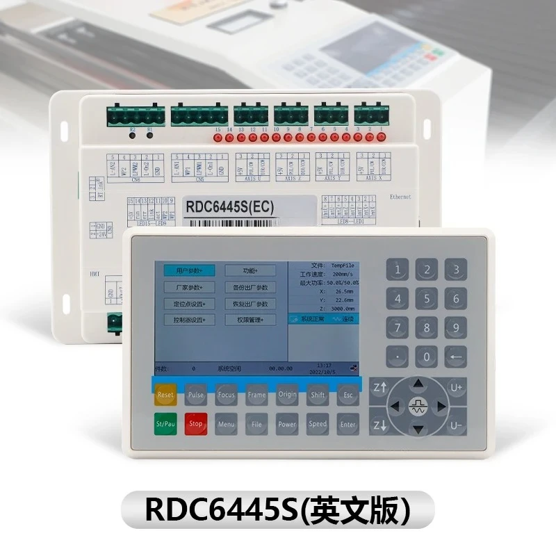 Laser Motion Control Card RDC6442 Wireless Color Screen for CO2 Engraving Cutting Machine 6445S Controller Module