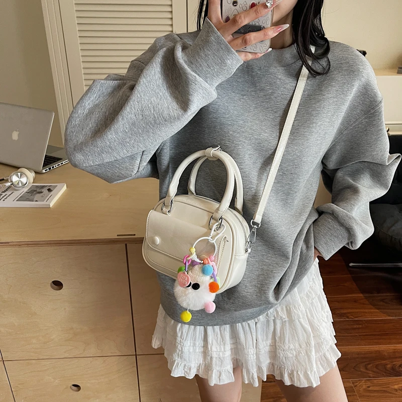 

Fashionable women's PU trendy solid color shoulder bag crossbody bag handbag сумка sac à main femme ita bag bags for woman 가방