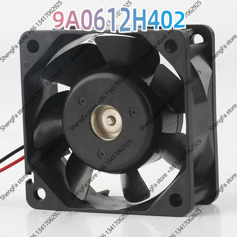 cooling fan Sanyo 6025 60X60X25MM 6CM Large air volume chassis Silent inverter two-wire 9A0612H402 DC 12V 0.11A