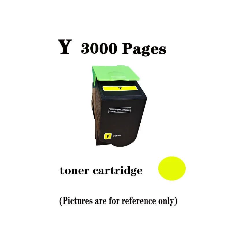 4K/3K EUR Version 80C2HK0/80C2HC0/80C2HM0/80C2HY0 Toner Cartridge for Lexmark CX410/CX510