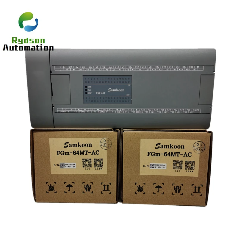 

Samkoon PLC FGm-64MT-AC FGm-64MT-DC 10 Pulse Outputs Digital Input 32 Digital Output 32