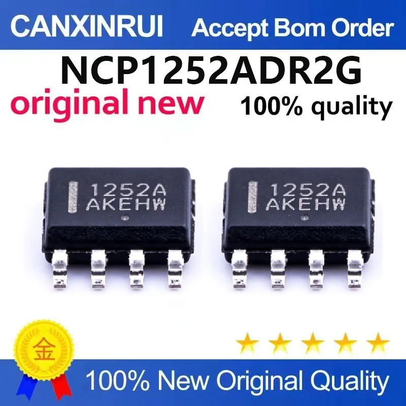 (5pcs-10pcs)Brand new original NCP1252AR2G 1252A SOP8 switch power chip