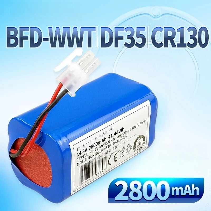 High Capacity Replacement Battery For Keworth DG800 801 BFD-WWT/DF35/CR130 CEN540-LG Robot Vacuum Durable Repair Accessory
