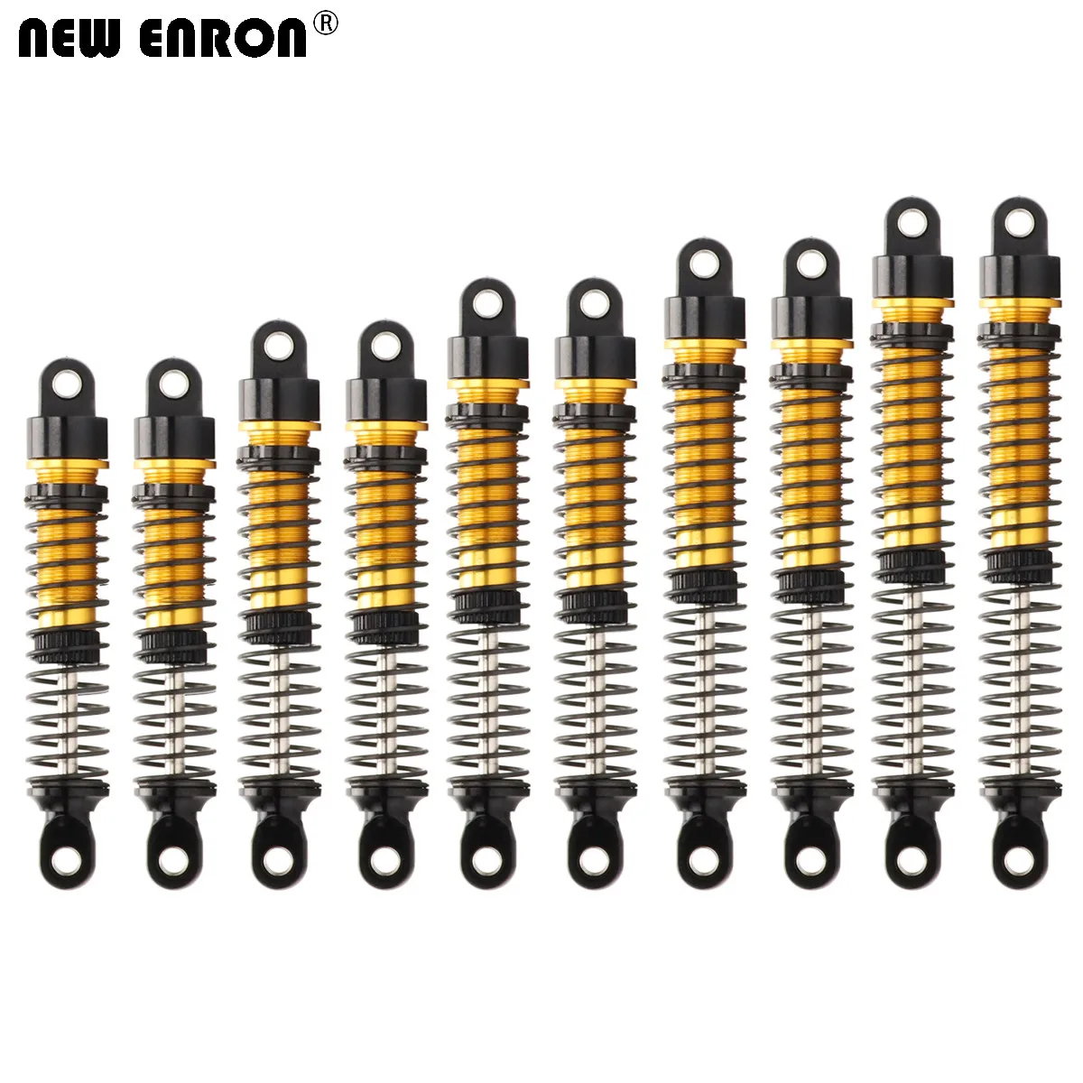 NEW ENRON Aluminum Alloy CNC 53/59/65/71/77mm Shock Absorber Damper For RC 1/24 1/18 1/16 1/12 Crawler AXIAL TRAXXAS ARRMA HPI