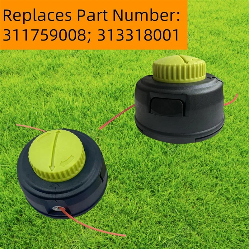 A74E-313318001 مجموعة رأس التشذيب لاستبدال أداة تشذيب سلسلة Ryobi P2009 RY15523A RY15523AVNM