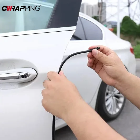5M Car Door Protection Edge Scratch Sealing Strips Protector Transparent Auto Door Anti-collision PVC Strip for Car Accessories