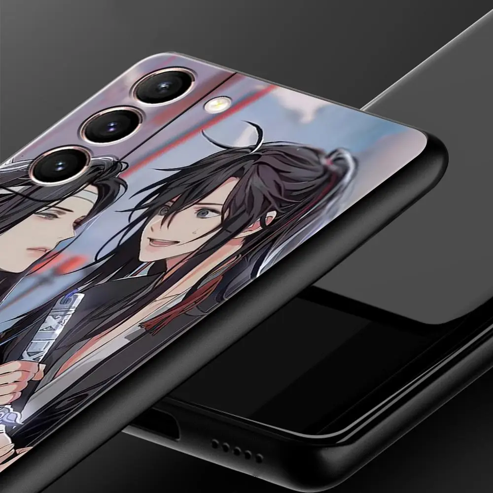 Anime Mo Dao Zu Shi Cute Phone Case For Samsung Galaxy S22 S21 S20 Ultra FE 5G S10E S10 S9 S24 Plus S23 Cover Black