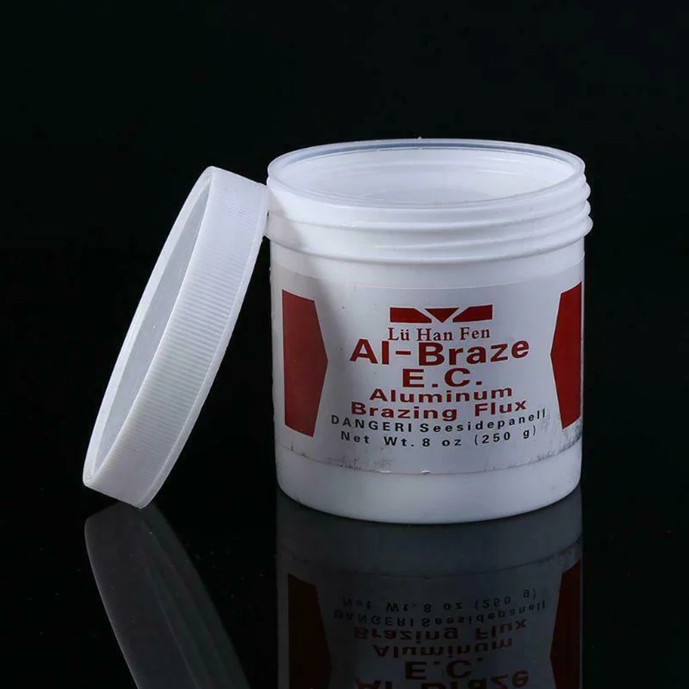 

White Welding Powder Brazing Flux Factory Workshop 1 Bottle 250g Aluminum Low Temperature Replacement Weld Accessories