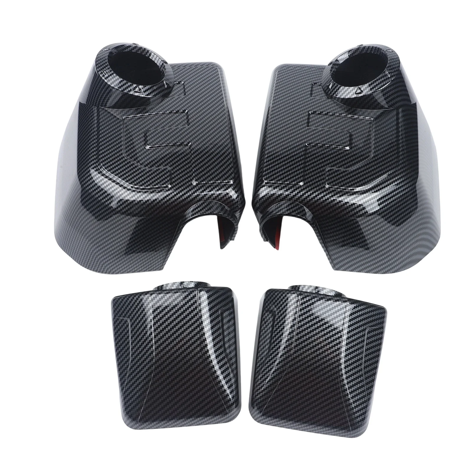 Side Rearview Cover Carbon Fiber Mirror Road Car Exterior Upgrade Plastic Construction Direct Replacement Side Rearview Set