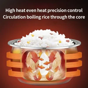 3L Gran capacidad 24 V Coachadora de arroz de automóvil 200w para camión 8 Mejor máquina de cocción automática de ventas - №7