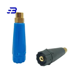 ST-75 Foam Nozzle 4000 PSI Professional High-Pressure 1/4F Brass BLUE Nozzle Car Cleaning Foam Tool Suitable