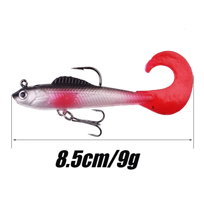 1 Pc Swimbait Artificial Jig Bait Soft Silicone Wobblers Fishing Lure Accessories for Sea Freshwater for Bass Carp Pike Tackle