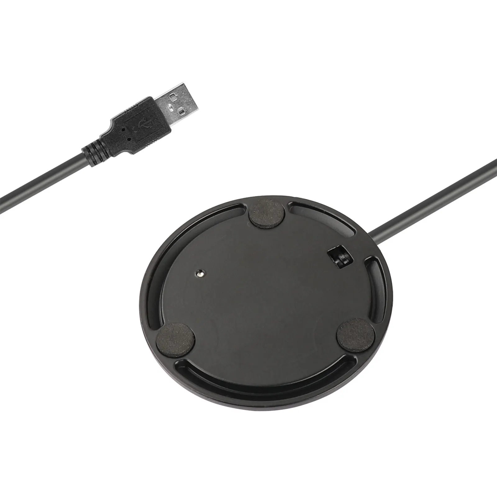 CAMVATE Mikrofon Portabel 360 ° Pengambilan Suara Omnidirectional dengan Koneksi Kabel USB untuk Rapat/Video Jarak Jauh/Webcast/Laptop