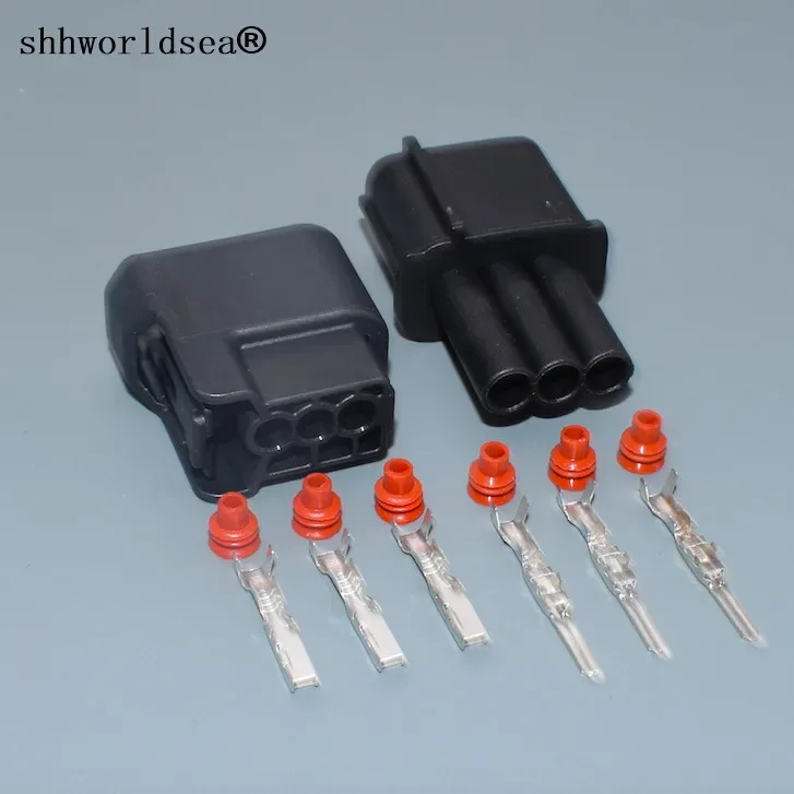 shhworldsea 2sests K-Series And S2000 Coil Pack 3 Pin 2.0mm Wire Connector 6189-0728 For Honda Automotive Waterproof Connector