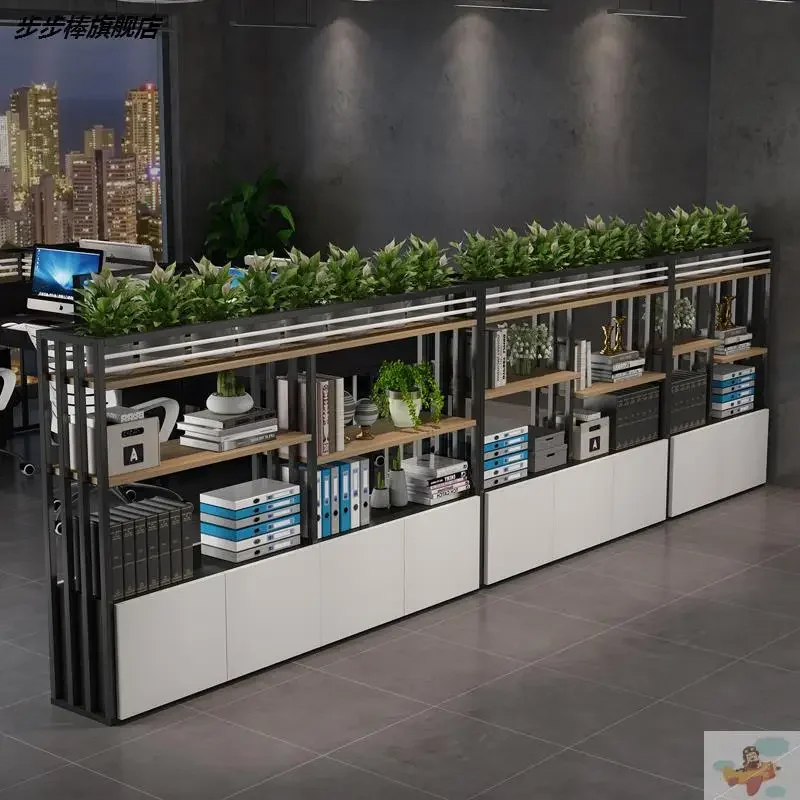 

Office screen partition, restaurant fence, green plant flower stand partition wall iron