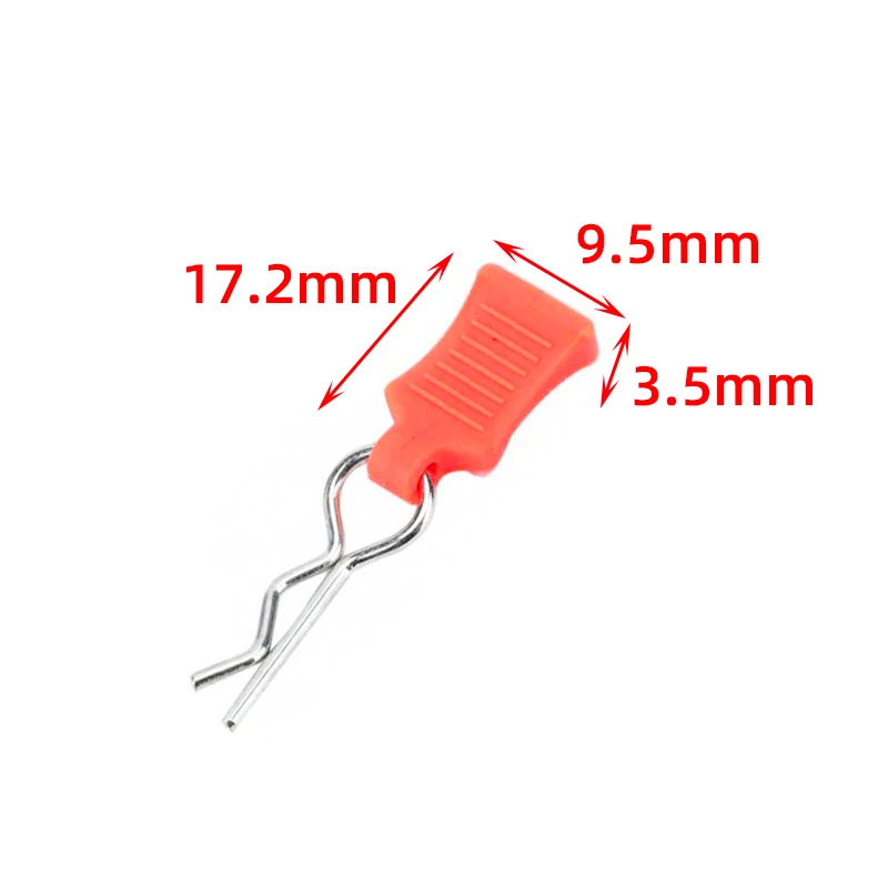 RCXAZ-pasador de Clip de carcasa de carrocería con soporte de fijación, juego de montaje de aluminio para 1/5 1/8 1/10 1/12 RC modelo de coche,