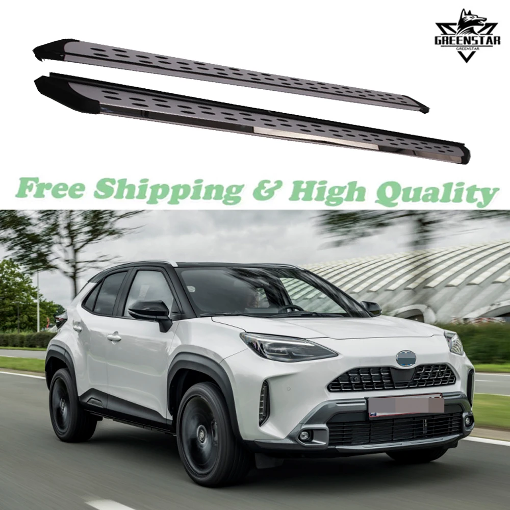 Fixed Running Board Fits For Yaris Cross 2020 2021 2022 2023 Side Step Nerf Bar Stairs