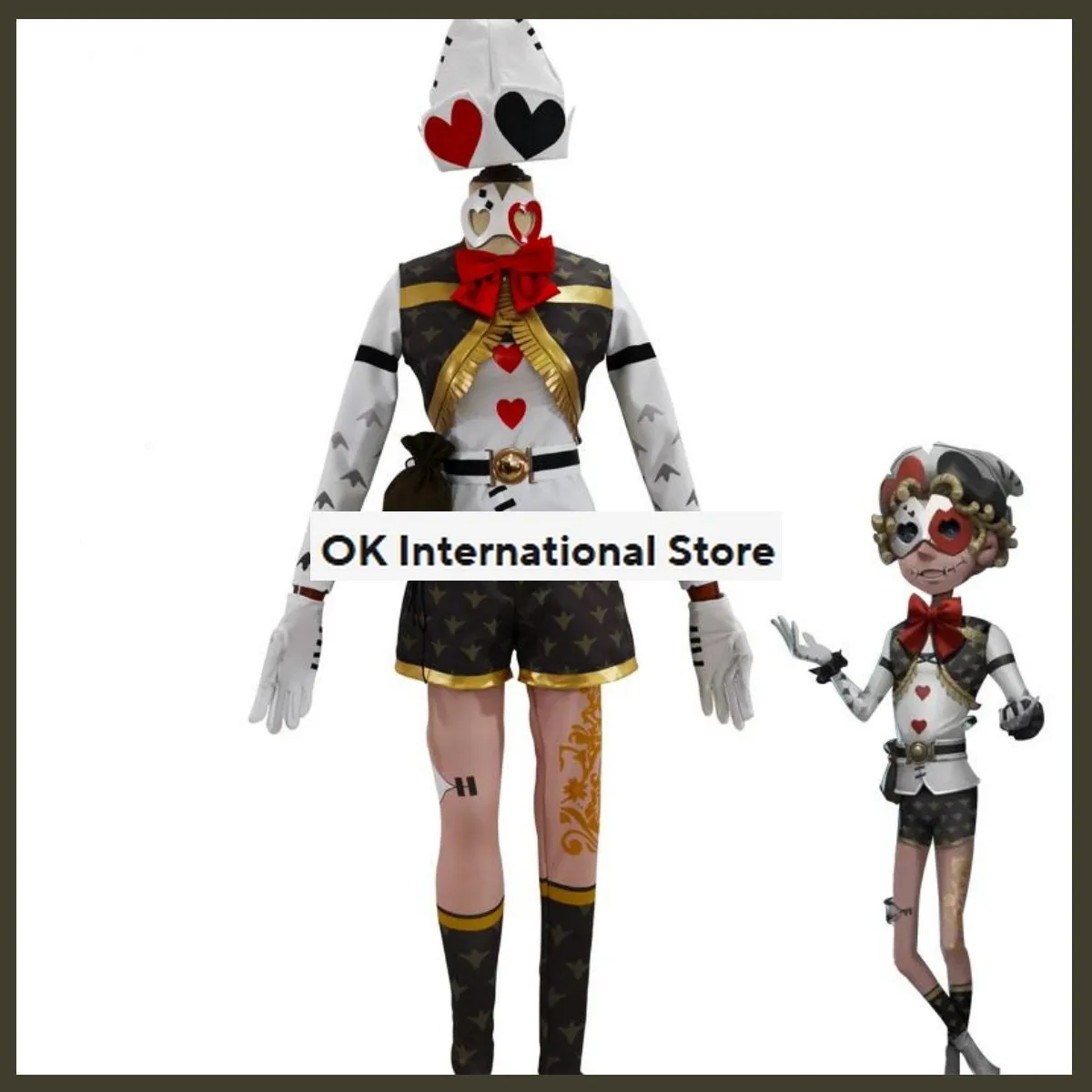 Anime Game Identity Ⅴ Mike Morton Cosplay Costume Acrobat Mr Sparrows Wig Uniform Vest Tops Man Woman Christmas Halloween Suit