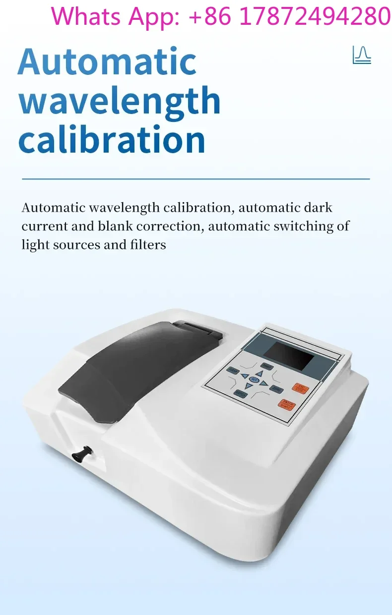 Digital Spectrophotometer with Visible Spectral, Ultraviolet-visible Lab Device for University Test Room