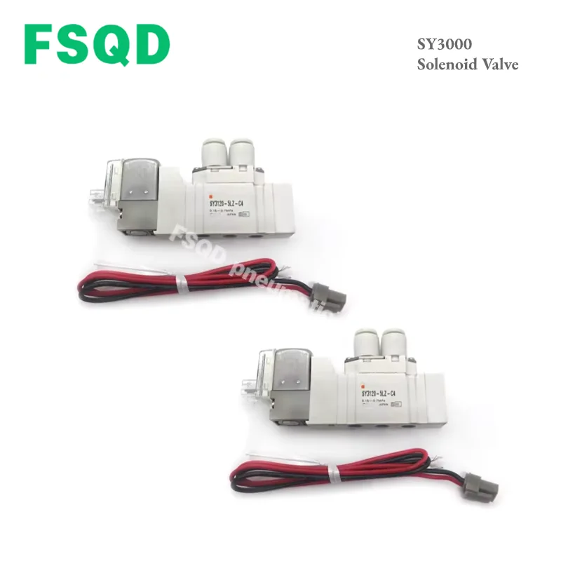 SY3120 SY3220 SY3320 SY3420 SY3520-5LZ 5LD 5L 5D 5DZD 5DZ 5DZE 5DD-C4 C6 M5 5-Port الملف اللولبي صمام SY3000/5000/7000