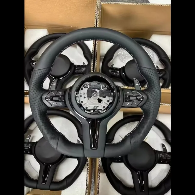 Customized Leather Car Steering Wheel For BMW F10 F11 F15 F16 F20 F21 F25 F30 F31 F32 F33 F34 F36 F80 F82 F87 F90 Steering Whee - view 2