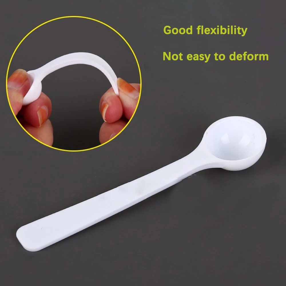 5pcs 1g 3g Plastic Mask Spoon Measuring Spoon Salt Spoon