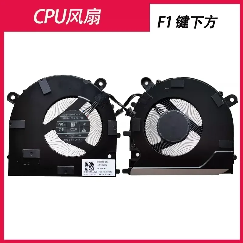 for Lenovo Xiaoxin Pro 14IHU 2021 Xiaoxin PRO14 IAH5R 14ARH5R YOGA 14SARH Cooling Fan Replacement