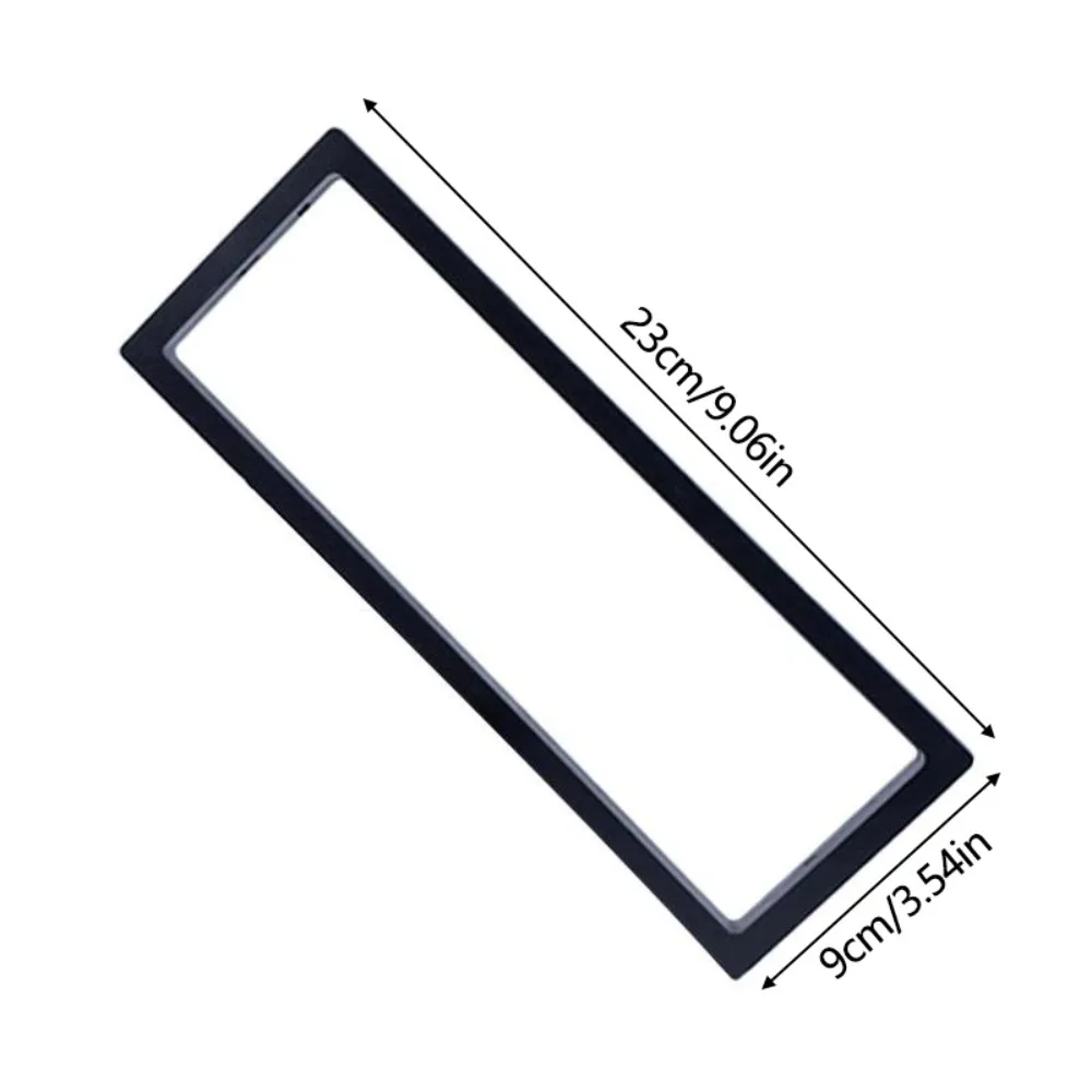 Plastic Transparent Frame Storage Box Square Black White Picture Frame DIY Jewelry Storage Case Dried Flower