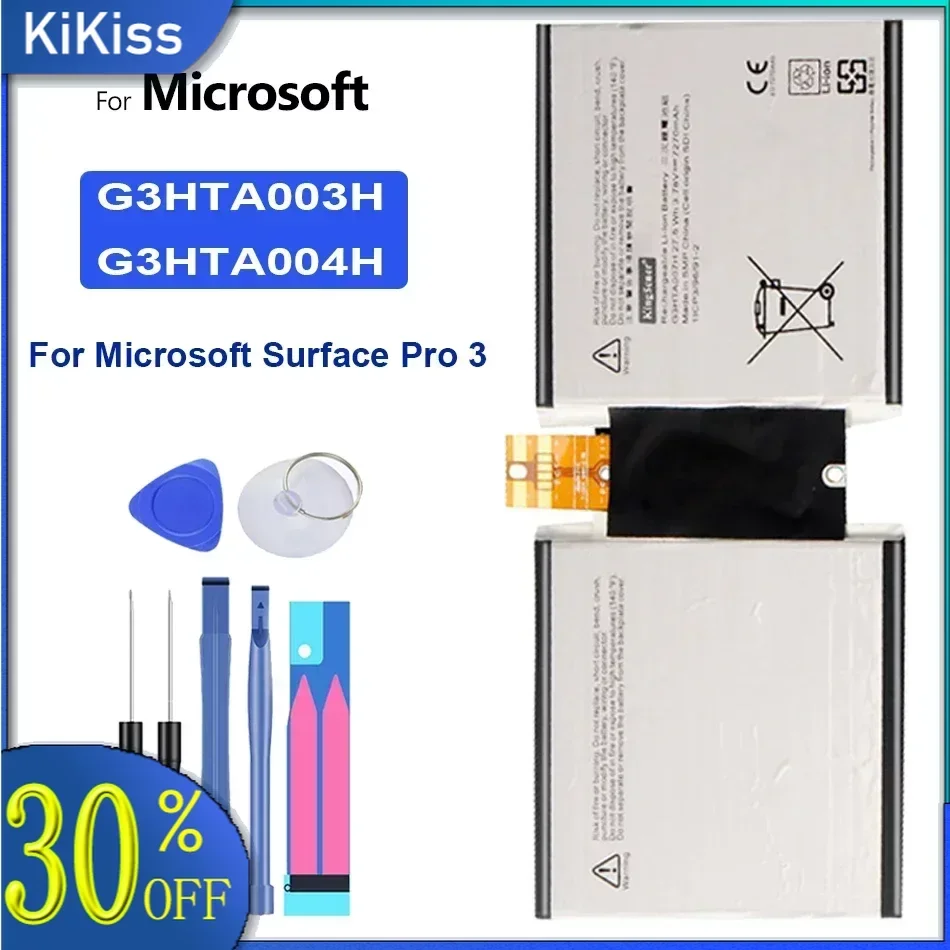 

Аккумулятор для Microsoft Surface Pro 3, Pro3, G3HTA003H, G3HTA004H, G3HTA005H, G3HTA009H, 1577-9700