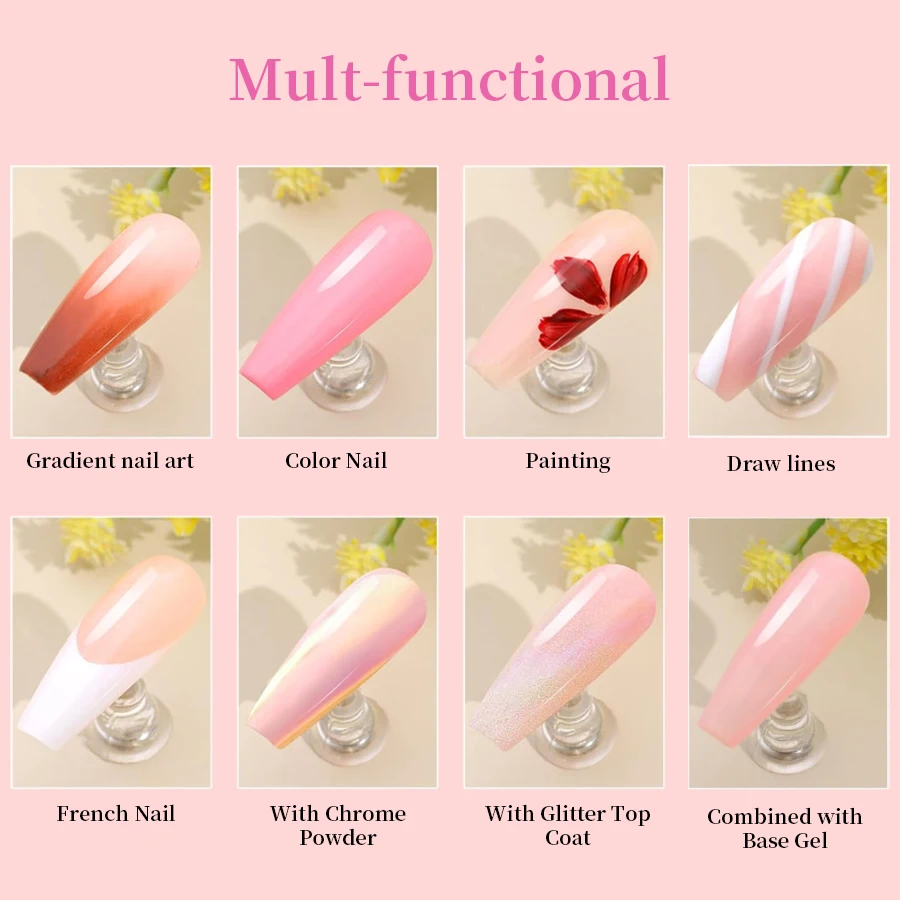 Rs nail 5g gel sólido unha polonês efeito gradiente 11 cores pintura da arte do prego gel embeber fora led uv verniz salão de beleza diy manicure