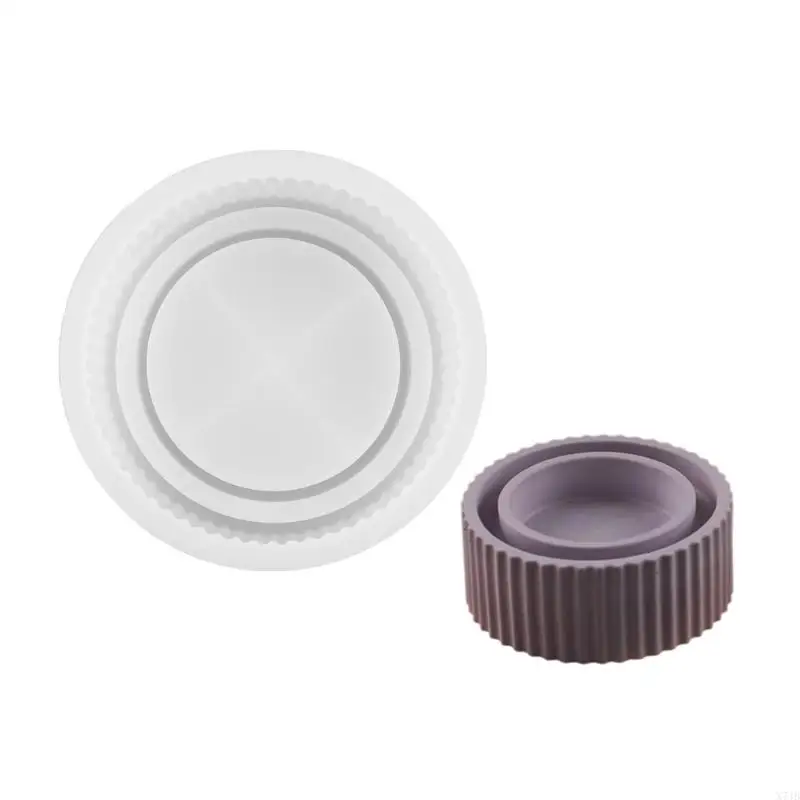 Cup Mold Round Tealight Base Moulds Crafting Molds Unique Cup Molds Suitable for Handmade Present